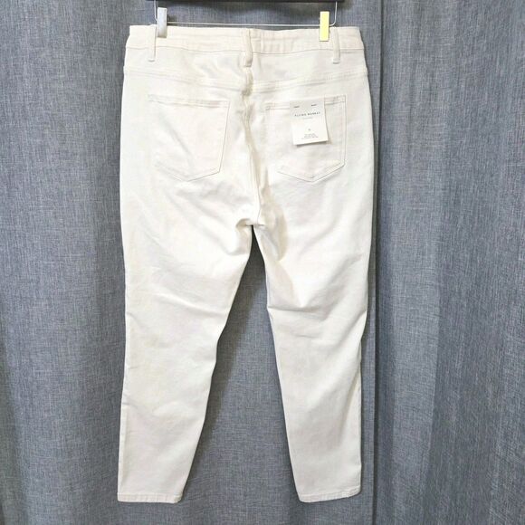 Buckle Flying Monkey Skinny Jeans 32 (34" Waist) Off-White Stretch Soft NWT - Picture 12 of 13